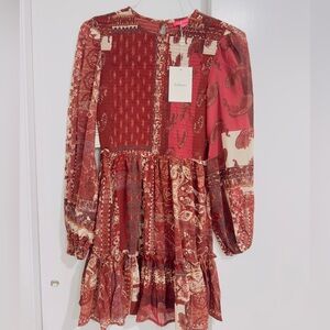 Ella Paisley Mini Dress